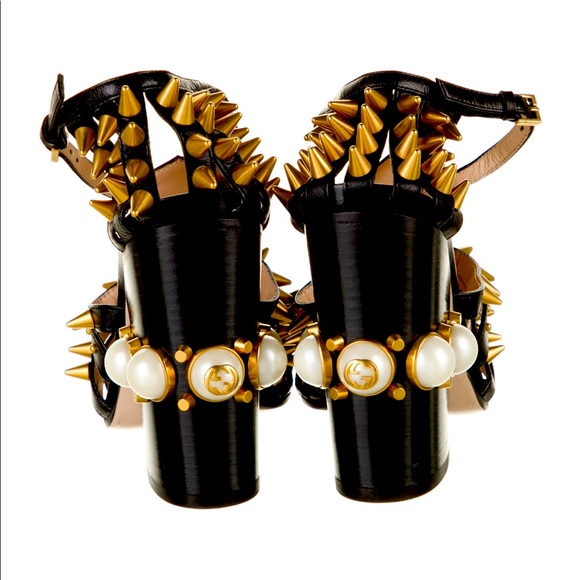 RARE GUCCI spiked heel *AUTHENTIC* - Picture 3 of 4